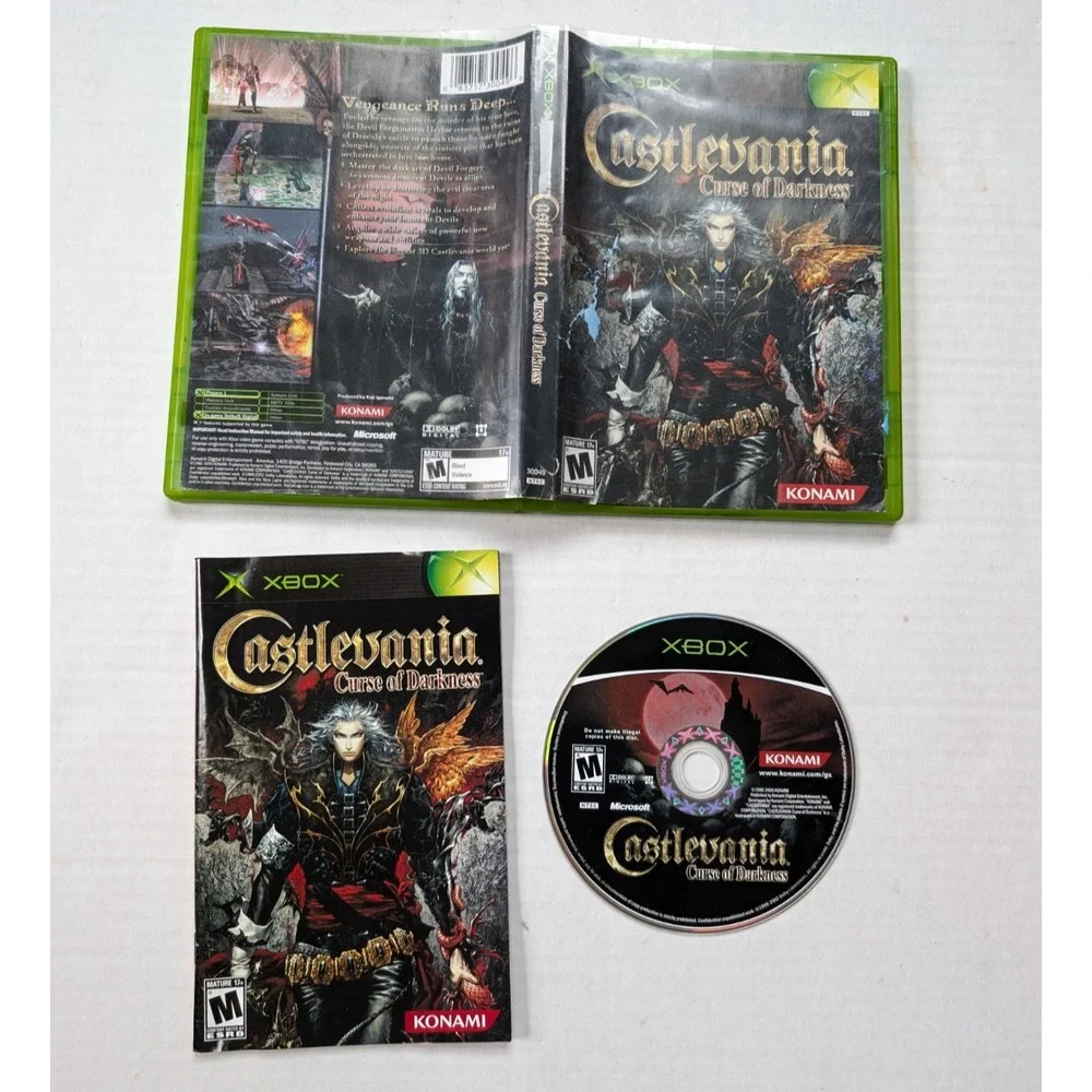 Castlevania Curse of Darkness Complete Microsoft Xbox 2005 CIB Konami Tested